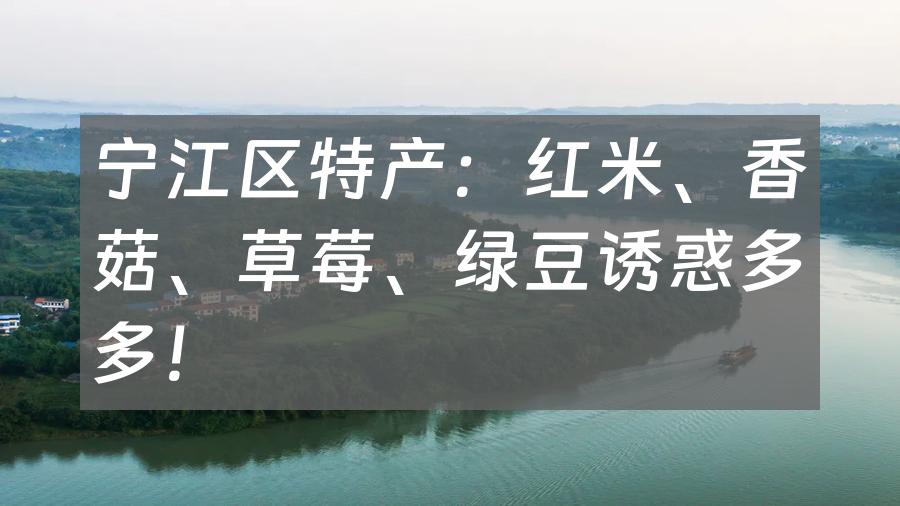 宁江区特产:红米、香菇、草莓、绿豆诱惑多多!
